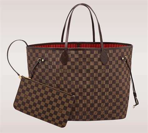 louis vuitton neverfull tote sizes